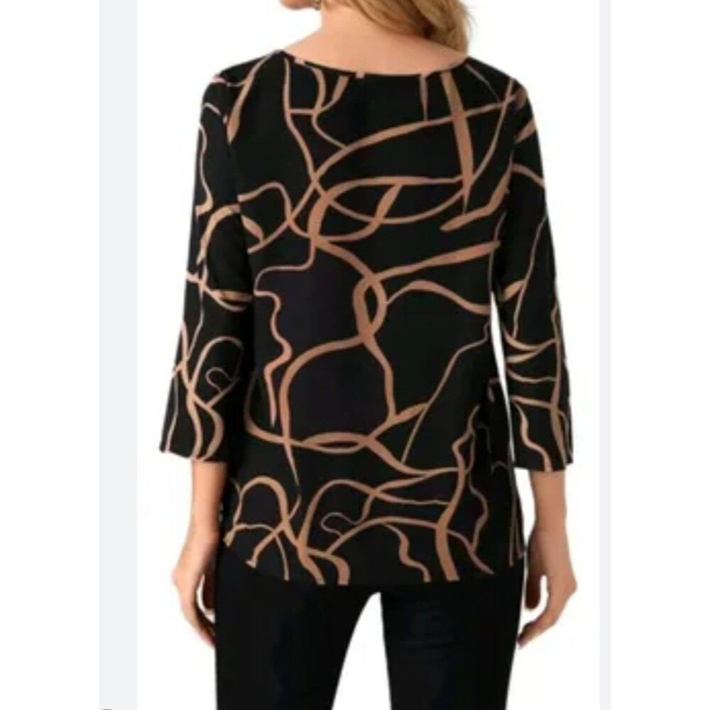 Chico's Tops Women's Size 3(XL), Liquid Knitted, Preppy, Hippie, Acetate,...